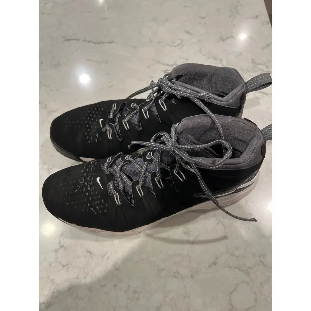Nike Men's Huarache Lacrosse Lace Up Basketball‎ Sports Sneakers Size 11.5 Blue